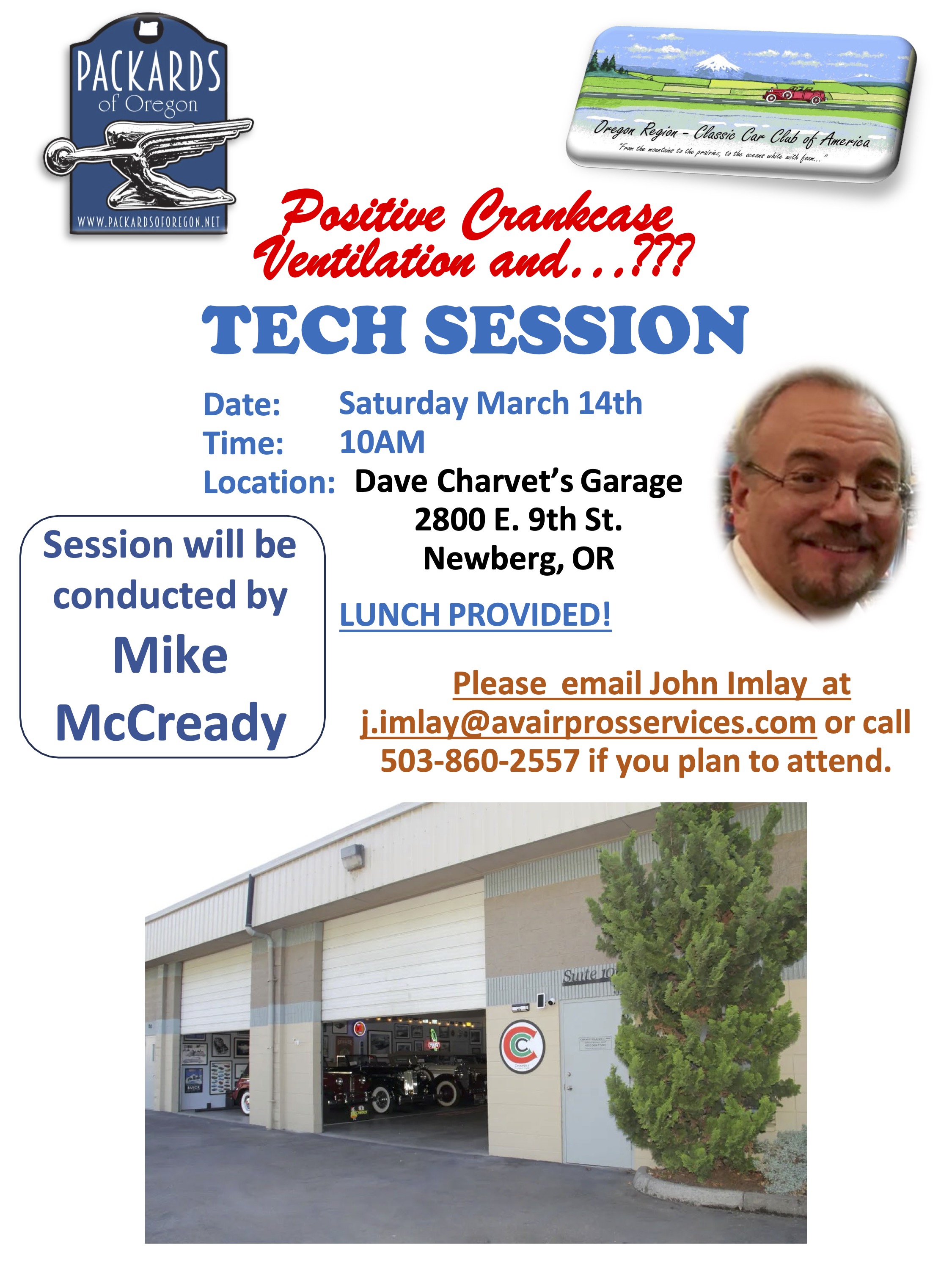 Tech Session at Dave Charvet's
                                Shop